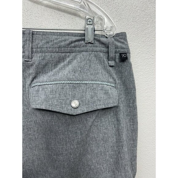 7 Diamonds Velocity Performance Shorts Size 38 Grey 10” Golf Stretch Quick dry - Picture 3 of 6
